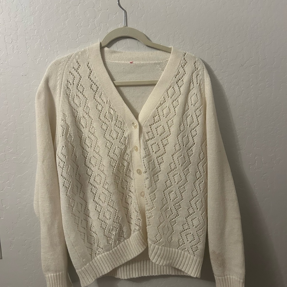 Cream Knit Sweater